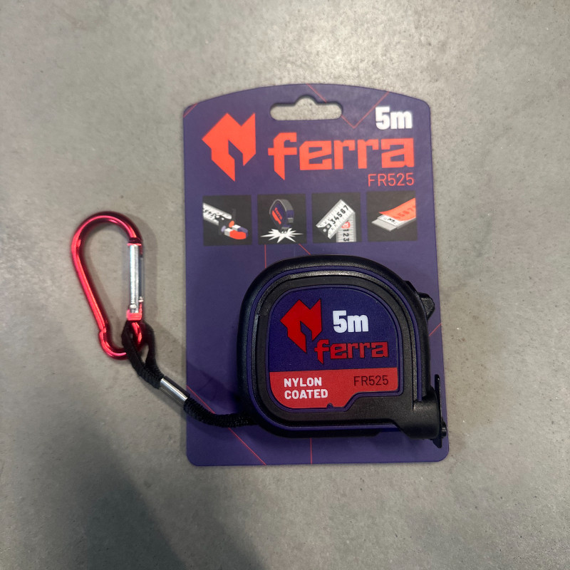 Ruletė Ferra 5m. magnetinė  FR525