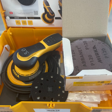 Elektrinis šlifuoklis MIRKA DEROS 5650V 125/150