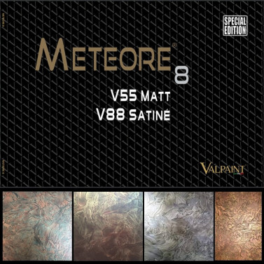 Dekorų katalogas METEORE 8 VALPAINT (spausdintas su realiais pavyzdžiais)