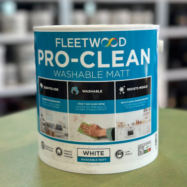 Fleetwood Pro Clean Matt – matiniai sienų dažai