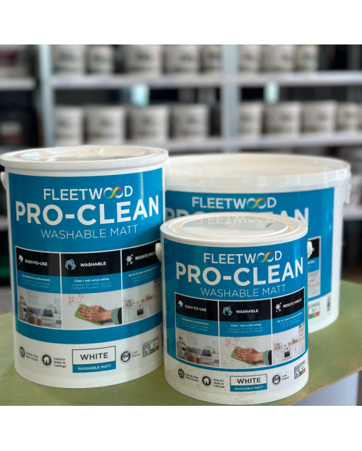 Fleetwood Pro Clean Matt – matiniai sienų dažai